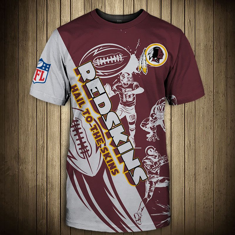 Washington Football Team T-shirt Graphic Cartoon player gift for fans