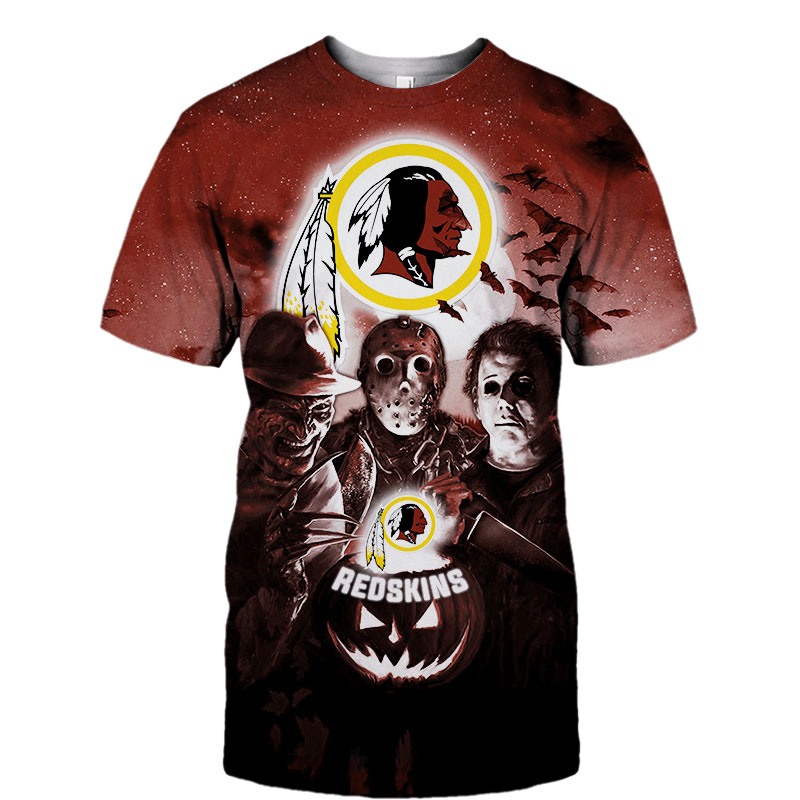 Washington Football Team T-shirt Halloween Horror Night gift for fan
