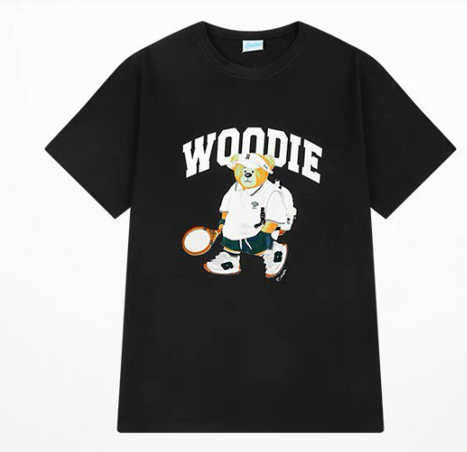 Woodie Black T-Shirt