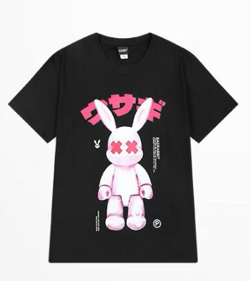 ing Rabbit Black T-Shirt