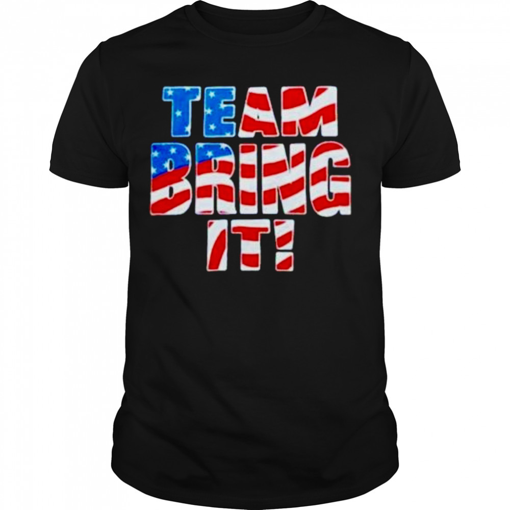 the Rock team bring it stars and stripes shirt