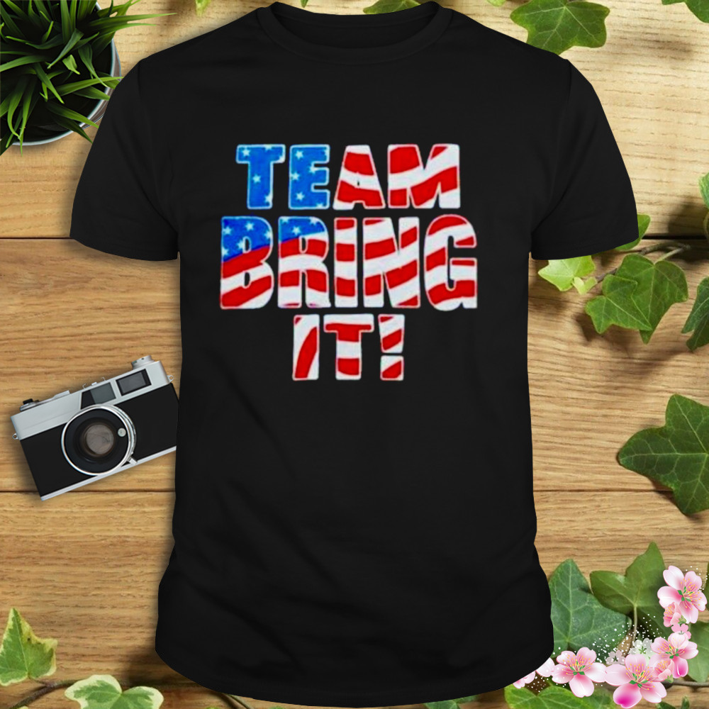 the Rock team bring it stars and stripes shirt