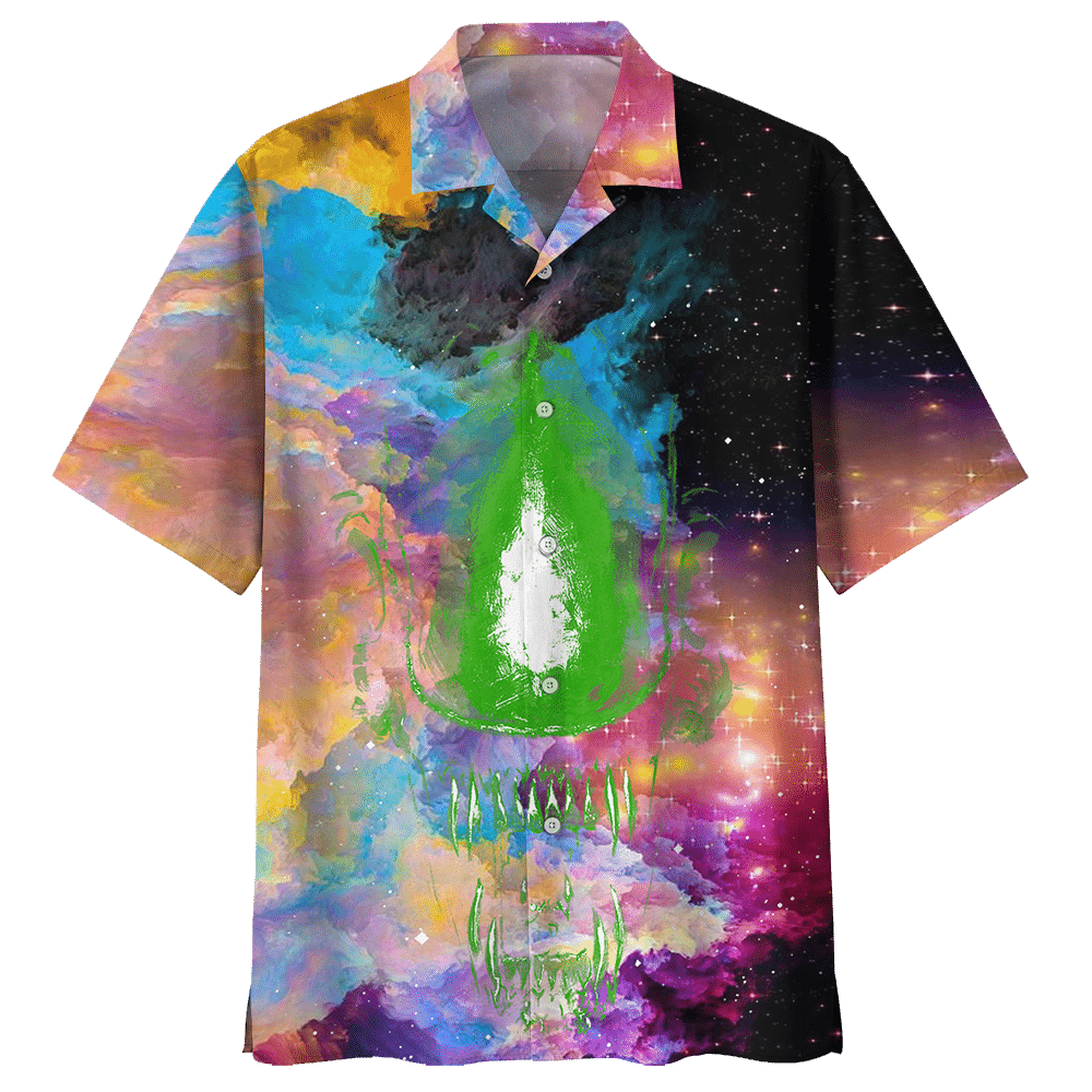 Alien Colorful Unique Design Unisex Hawaiian Shirt For Men And Women Dhc17063100