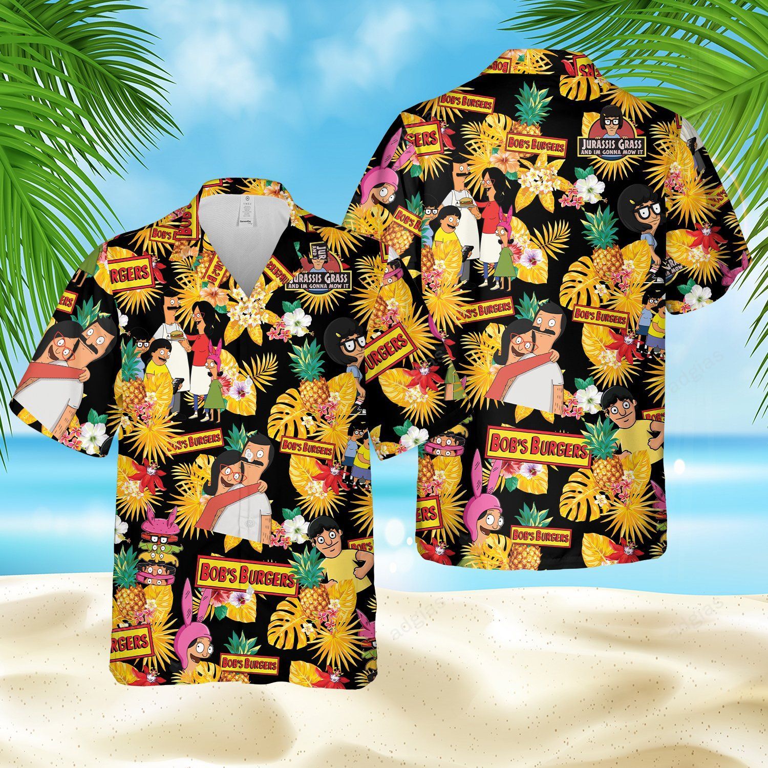 BB11 Tropical Summer Beach Hawaiian Shirt