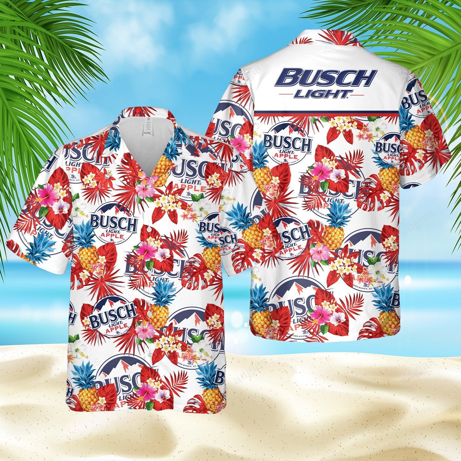BLA Aloha Summer Beach, Beer Lovers Hawaiian Shirt