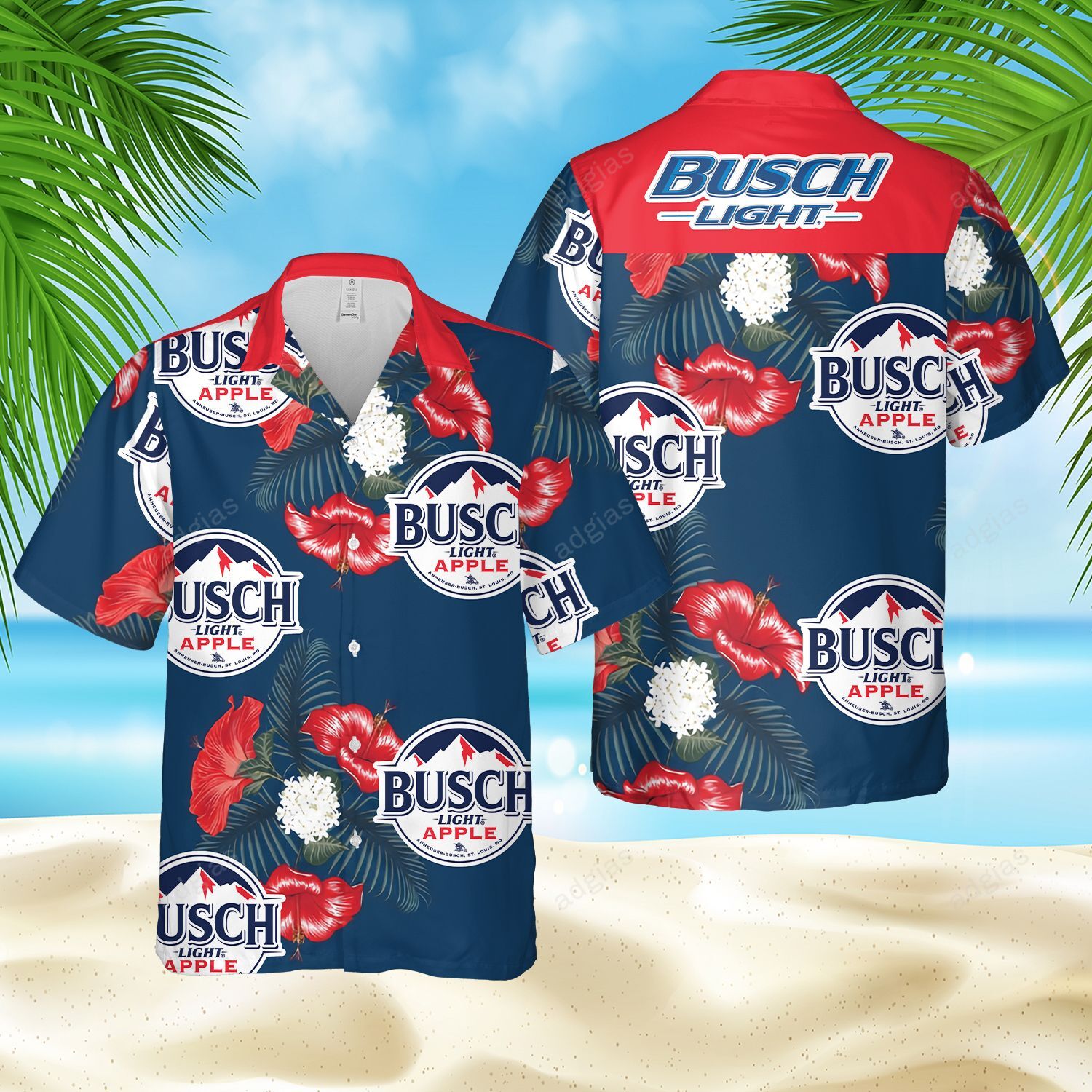 BLA Hibiscus Hawaiian Summer Shirt