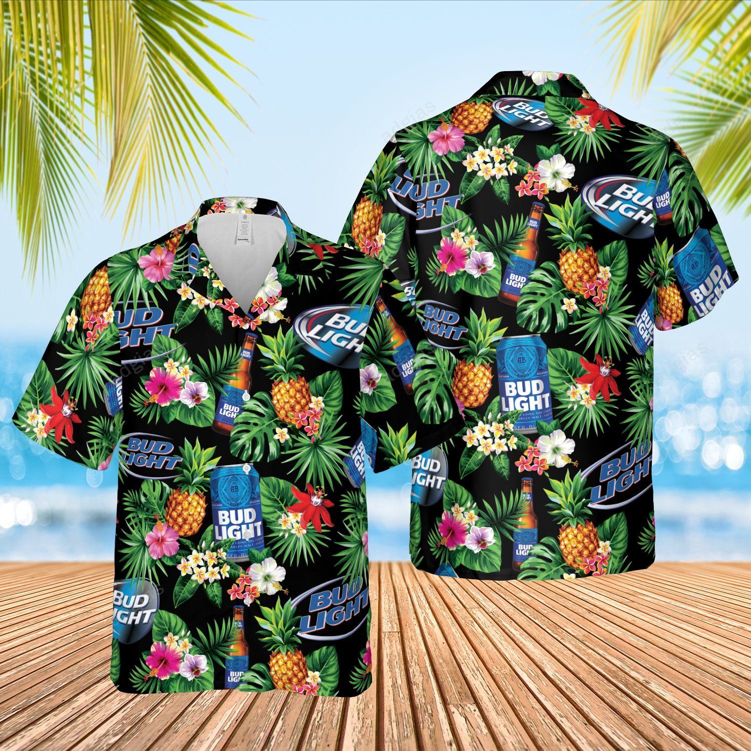 BLB Aloha Summer Beach Hawaiian Shirt