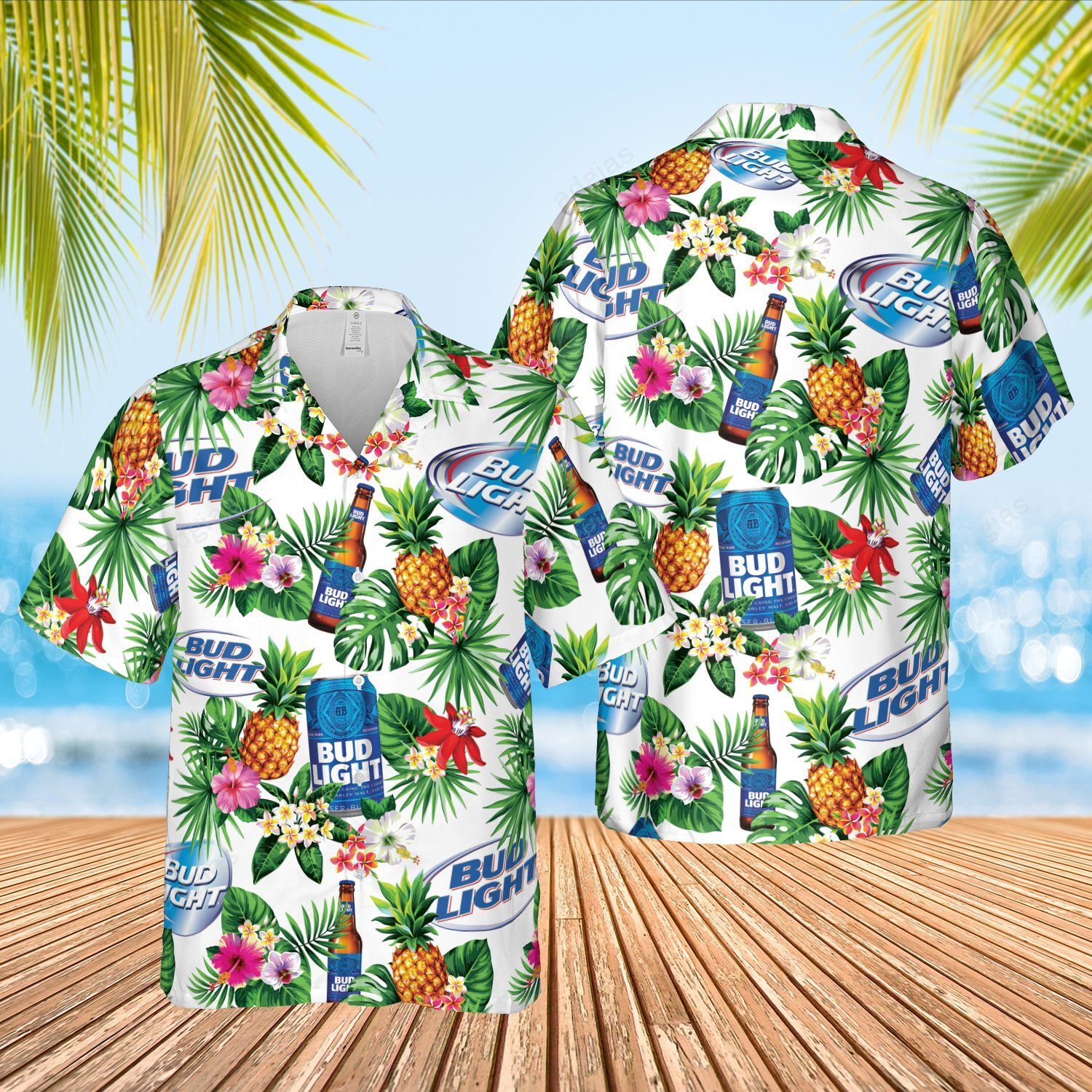 BLB Hawaii Style Hawaiian Summer Shirt