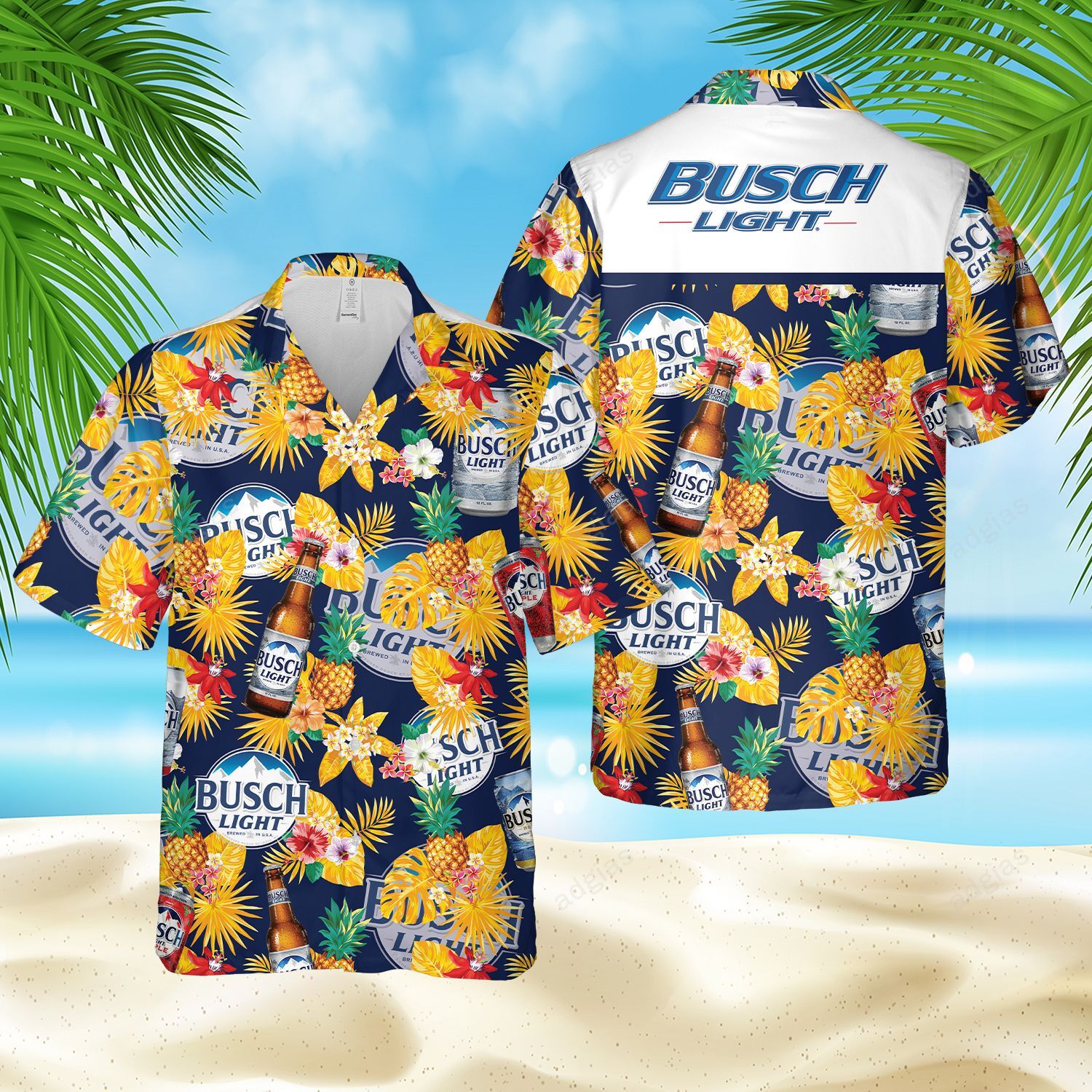 BLB2 Tropical Summer Hawaiian Shirt