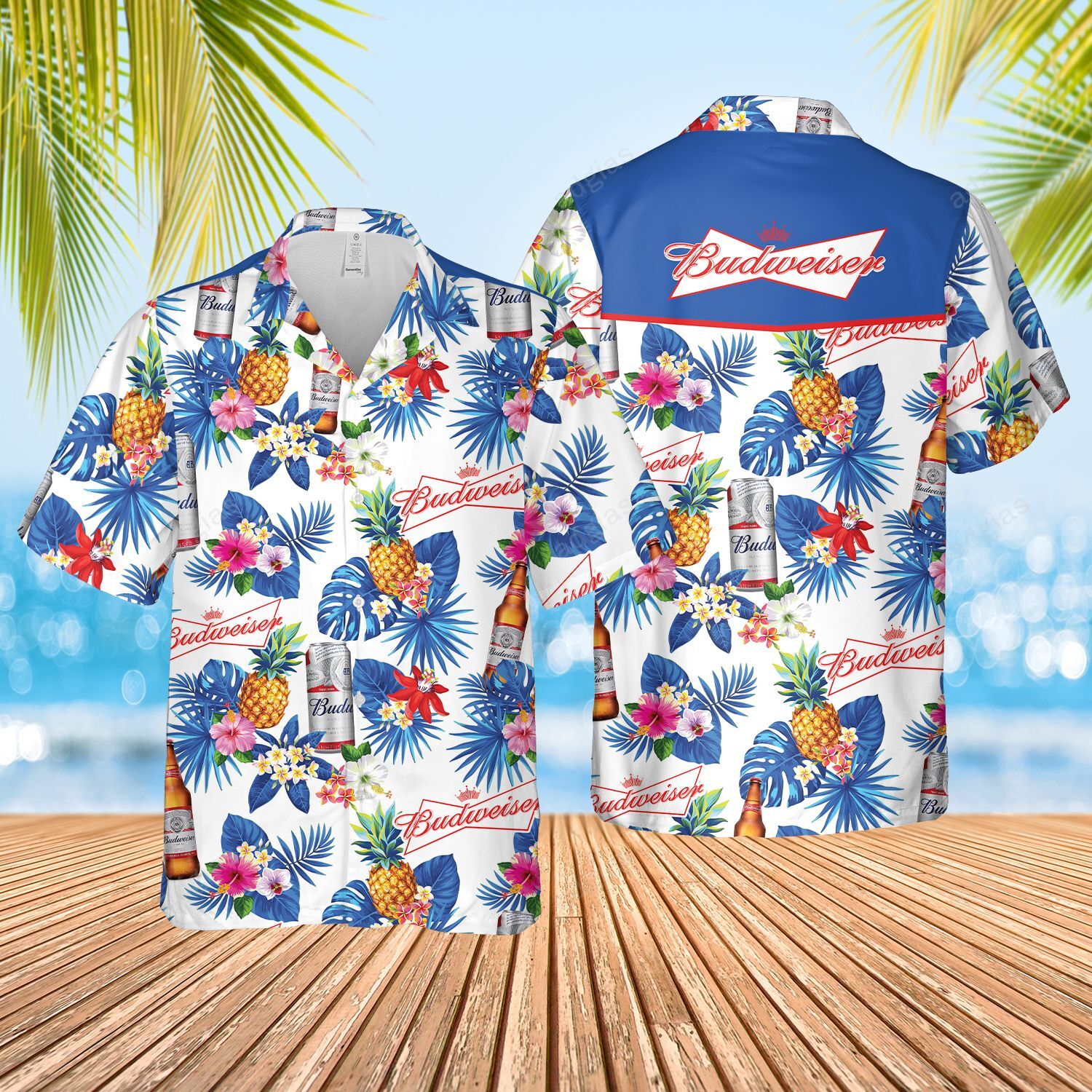 BWS Aloha Hawaii Style Beer Lovers Summer Hawaiian Shirt