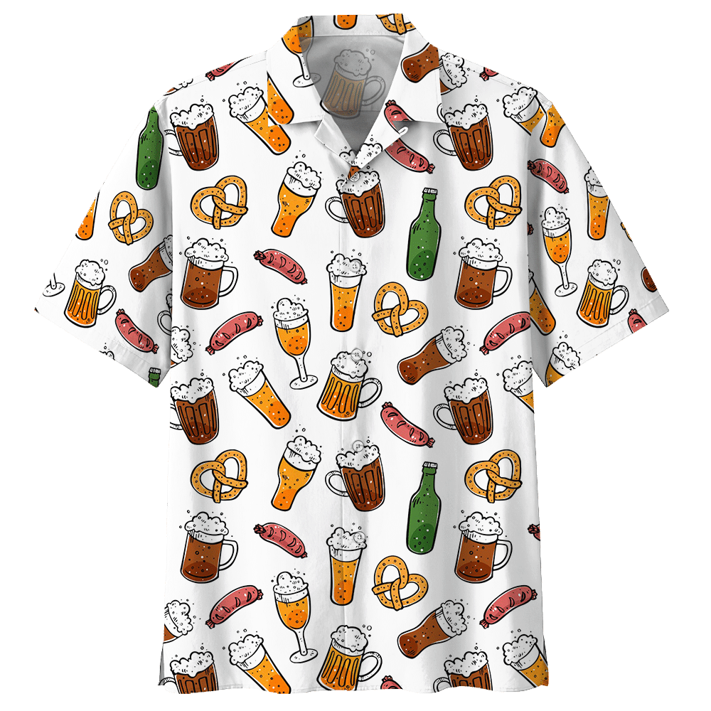 Beer  White Awesome Design Unisex Hawaiian Shirt For Men And Women Dhc17062756