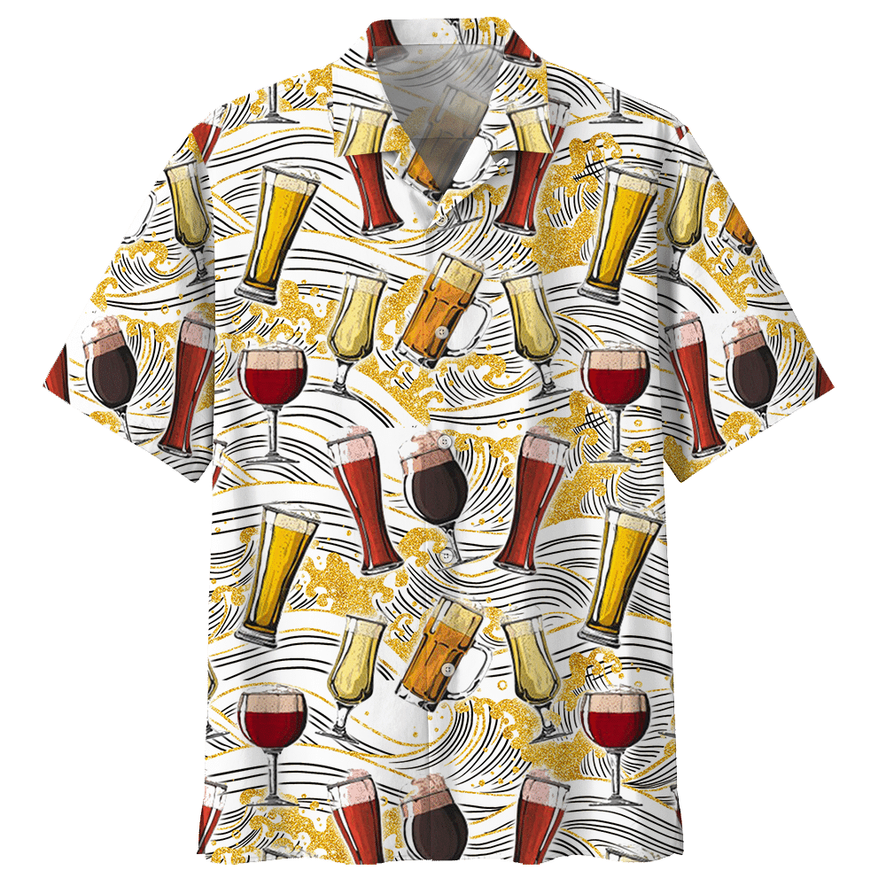 Beer  White Nice Design Unisex Hawaiian Shirt For Men And Women Dhc17062754