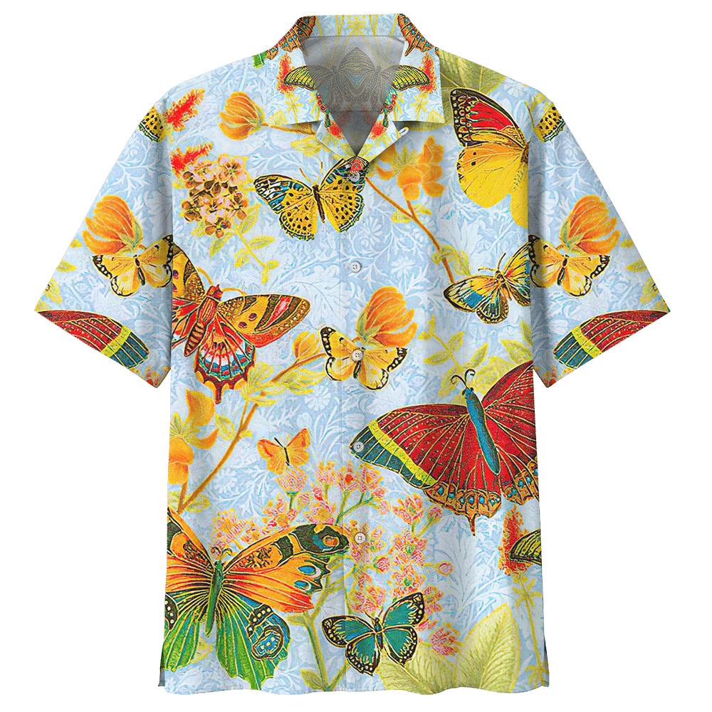 Butterfly Blue Amazing Design Unisex Hawaiian Shirt For Men And Women Dhc17063126