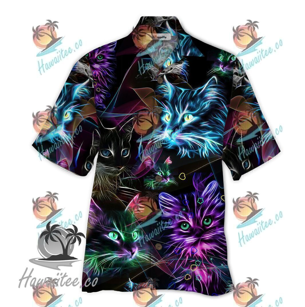 Cat Colorful Awesome Design Unisex Hawaiian Shirt For Men And Women Dhc17062243