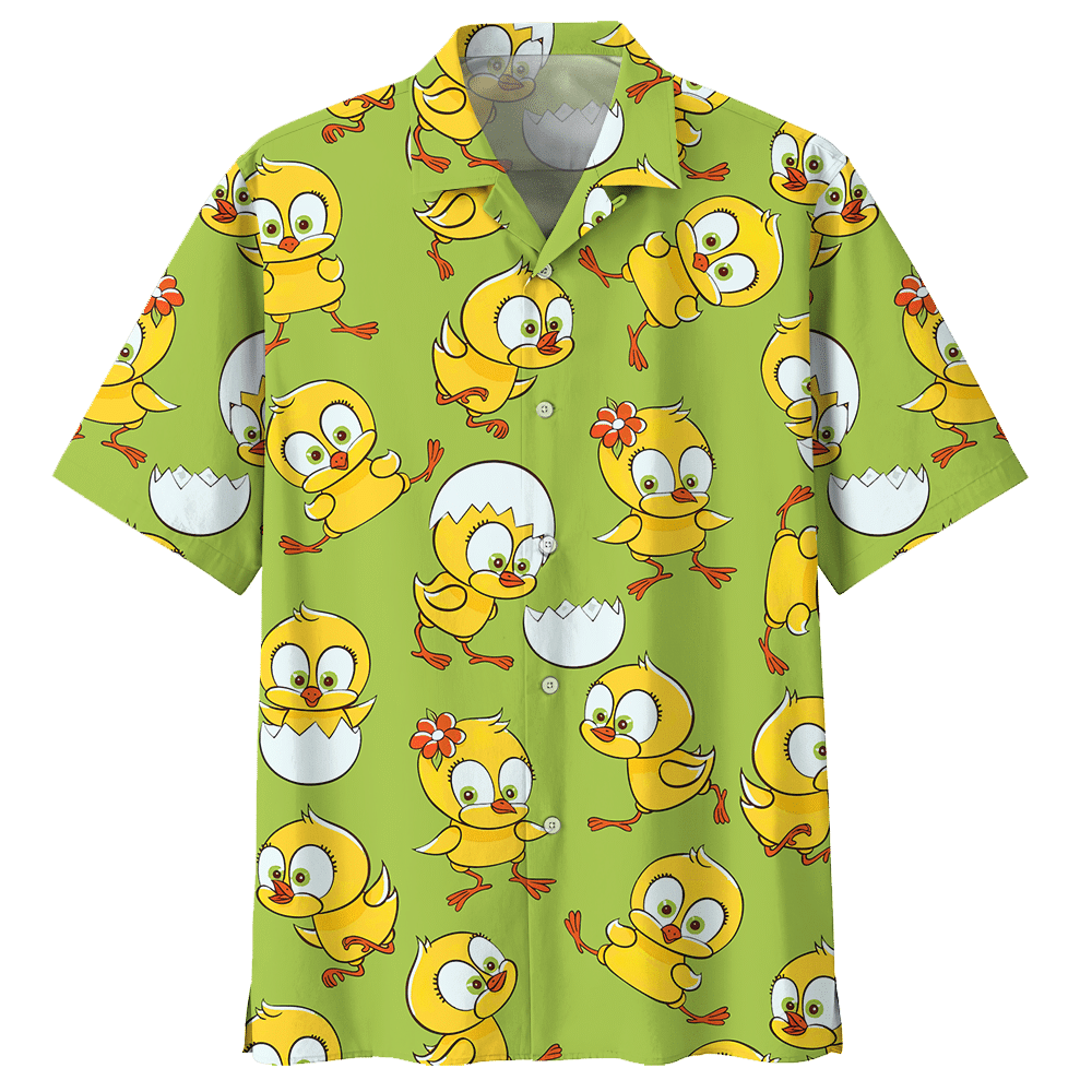 Chicken  Green Amazing Design Unisex Hawaiian Shirt For Men And Women Dhc17063008
