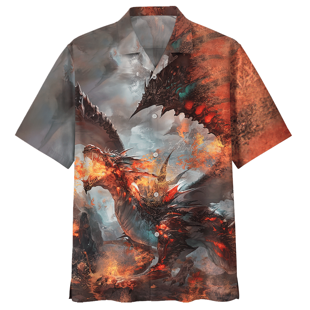 Dragon Gray Amazing Design Unisex Hawaiian Shirt For Men And Women Dhc17062921