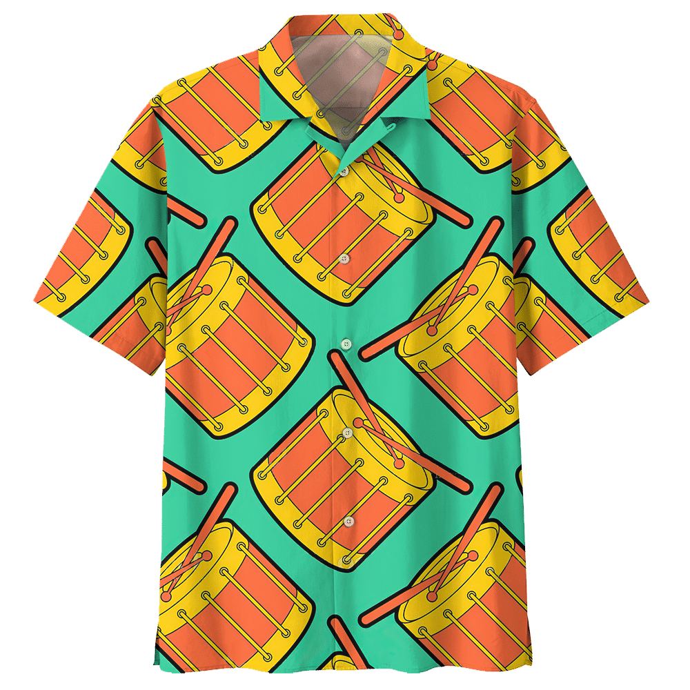 Drum  Blue Awesome Design Unisex Hawaiian Shirt For Men And Women Dhc17062428