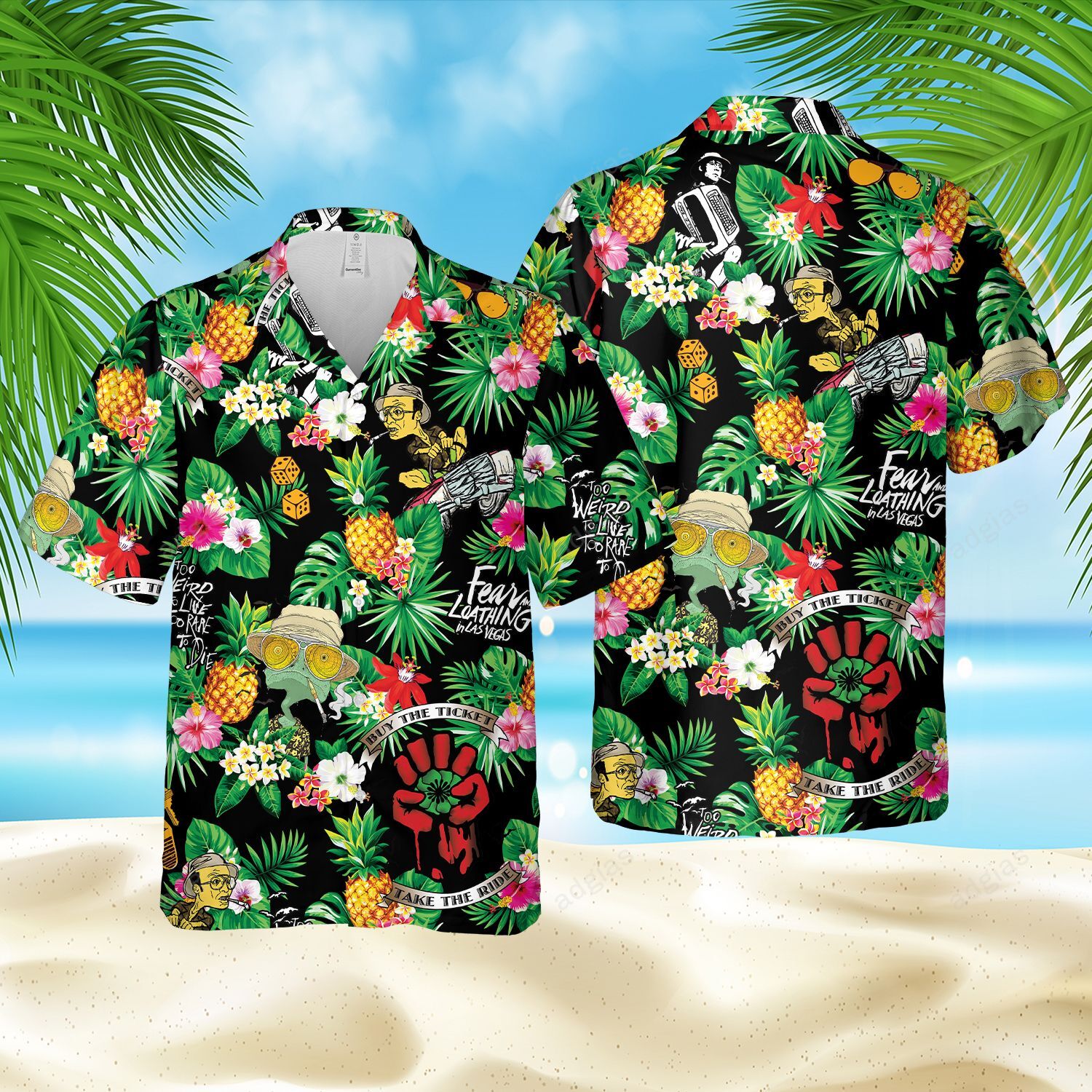 FALILV Hawaii Style Hawaiian Shirt