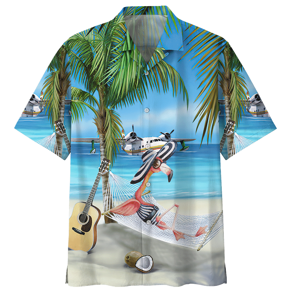 Flamingo  Blue Amazing Design Unisex Hawaiian Shirt For Men And Women Dhc17062826