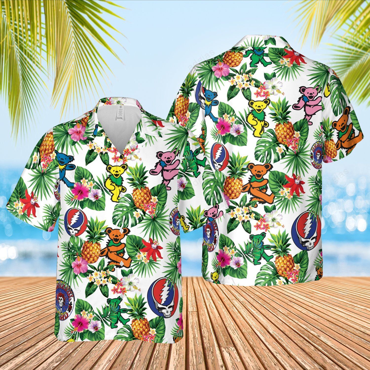 GFD Aloha Summer Beach Hawaii Style Music Band Hawaiian Shirt