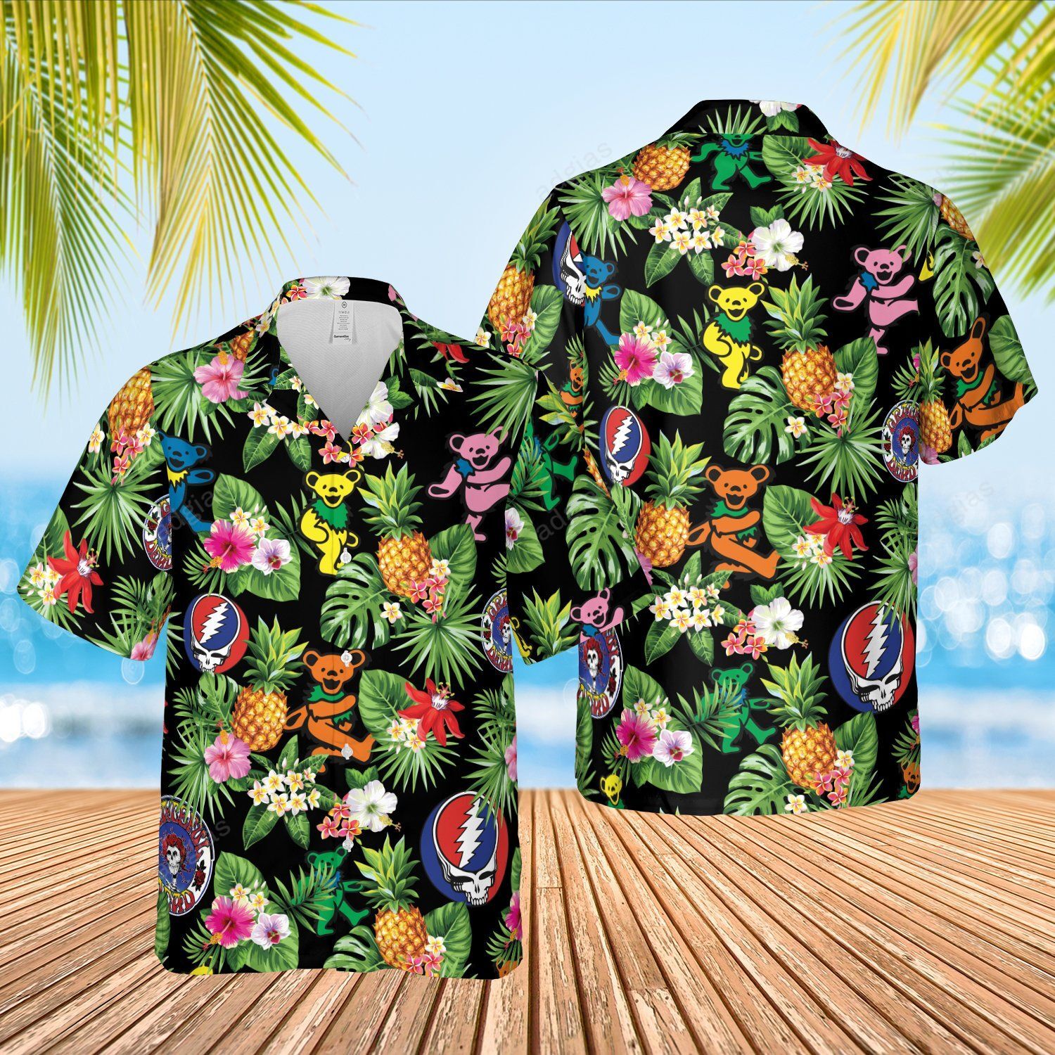 GFD Hawaii Style Summer Beach Music Band Hawaiian Shirt