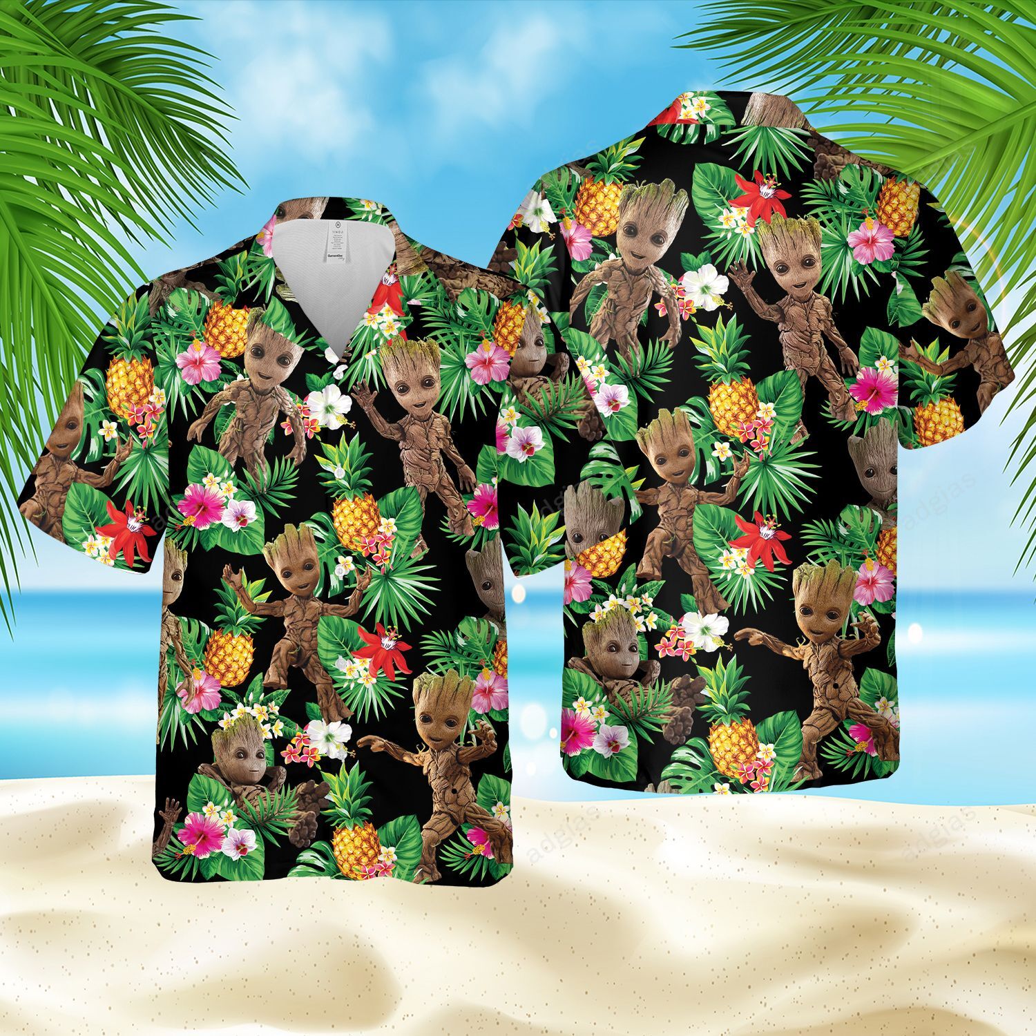 G-MC Summer Beach Hawaiian Shirt