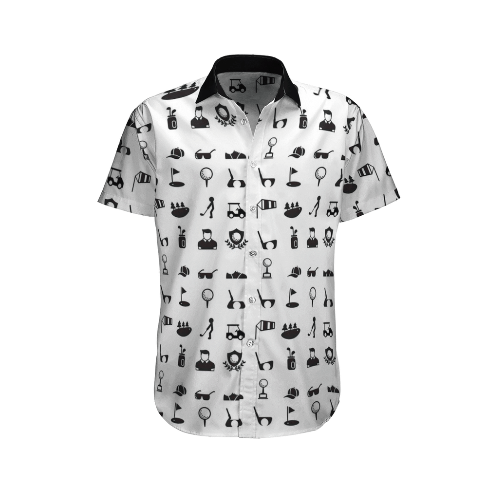 Golf White High Quality Unisex Hawaiian Shirt For Men And Women Dhc17062593