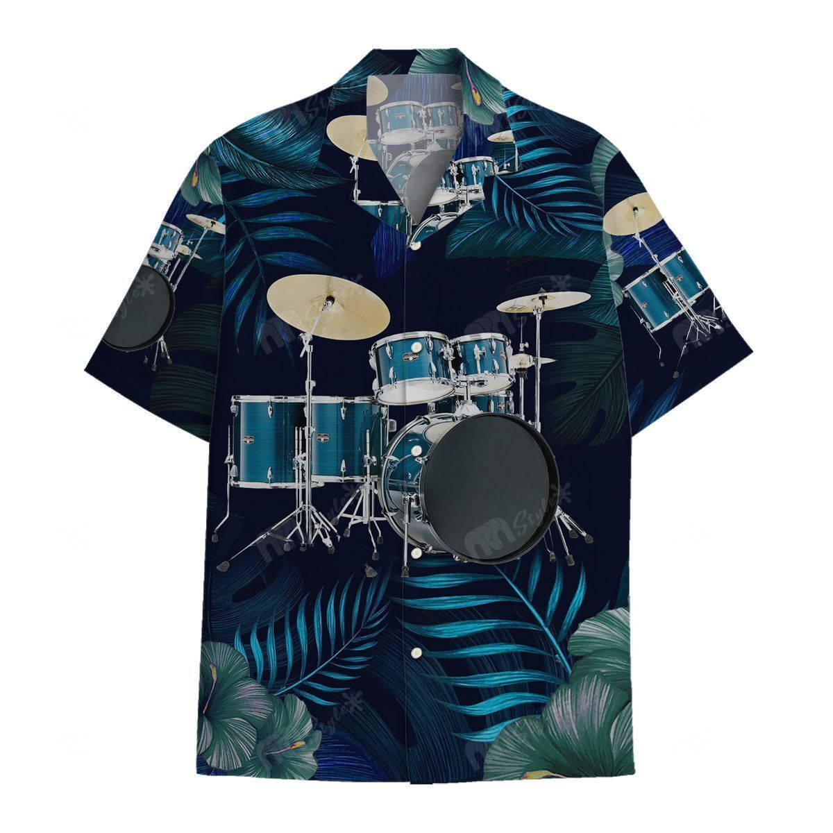 Hawaiian Shirt Drum Tropical
