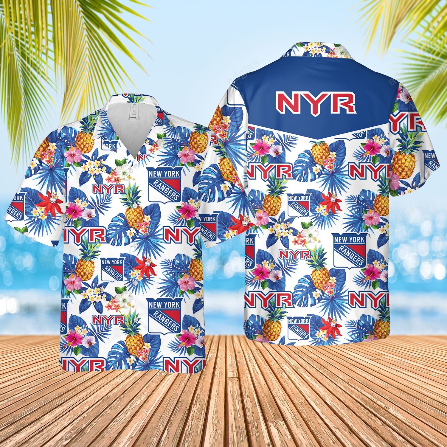 Hockey Ranger Summer Hawaiian Shirt