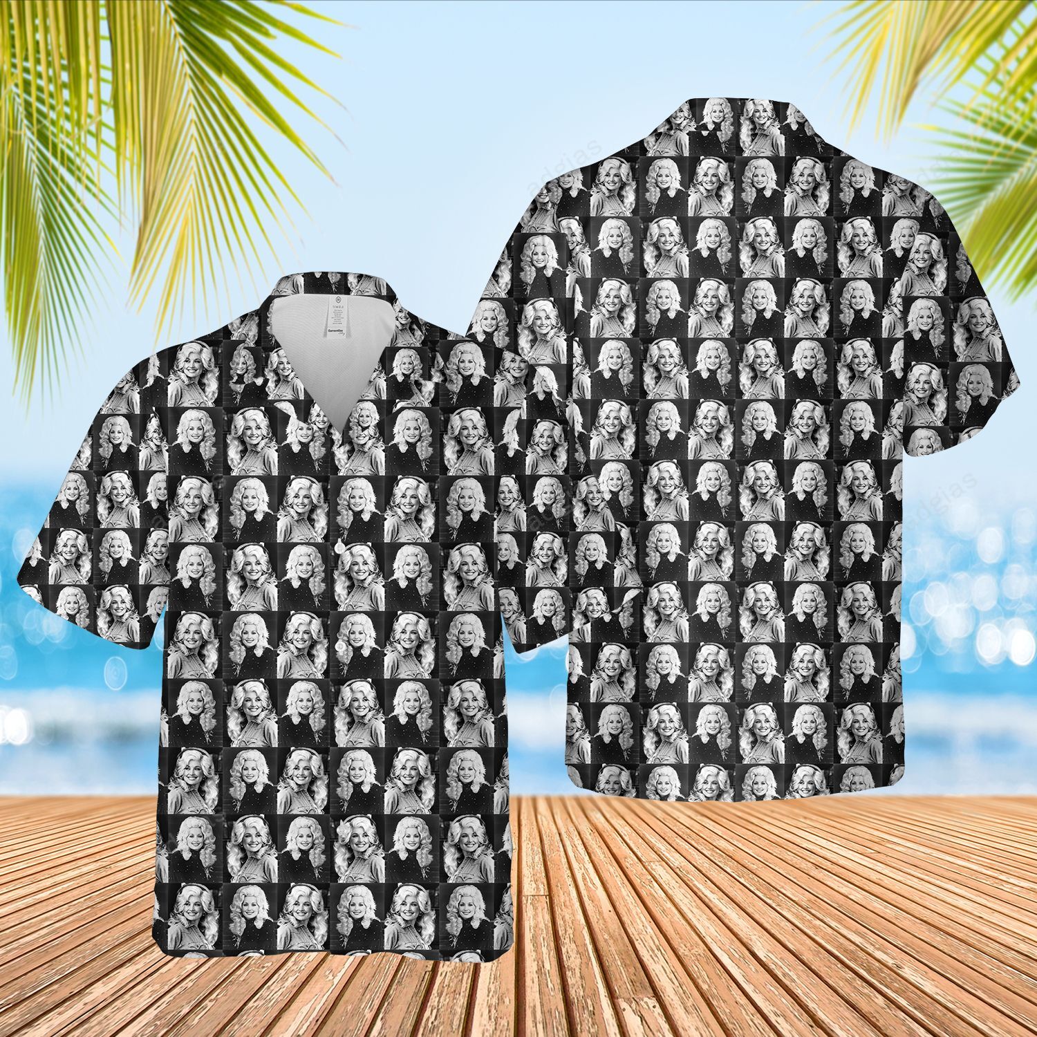 Jolene Pattern Hawaiian Summer  Short Sleeve Shirt