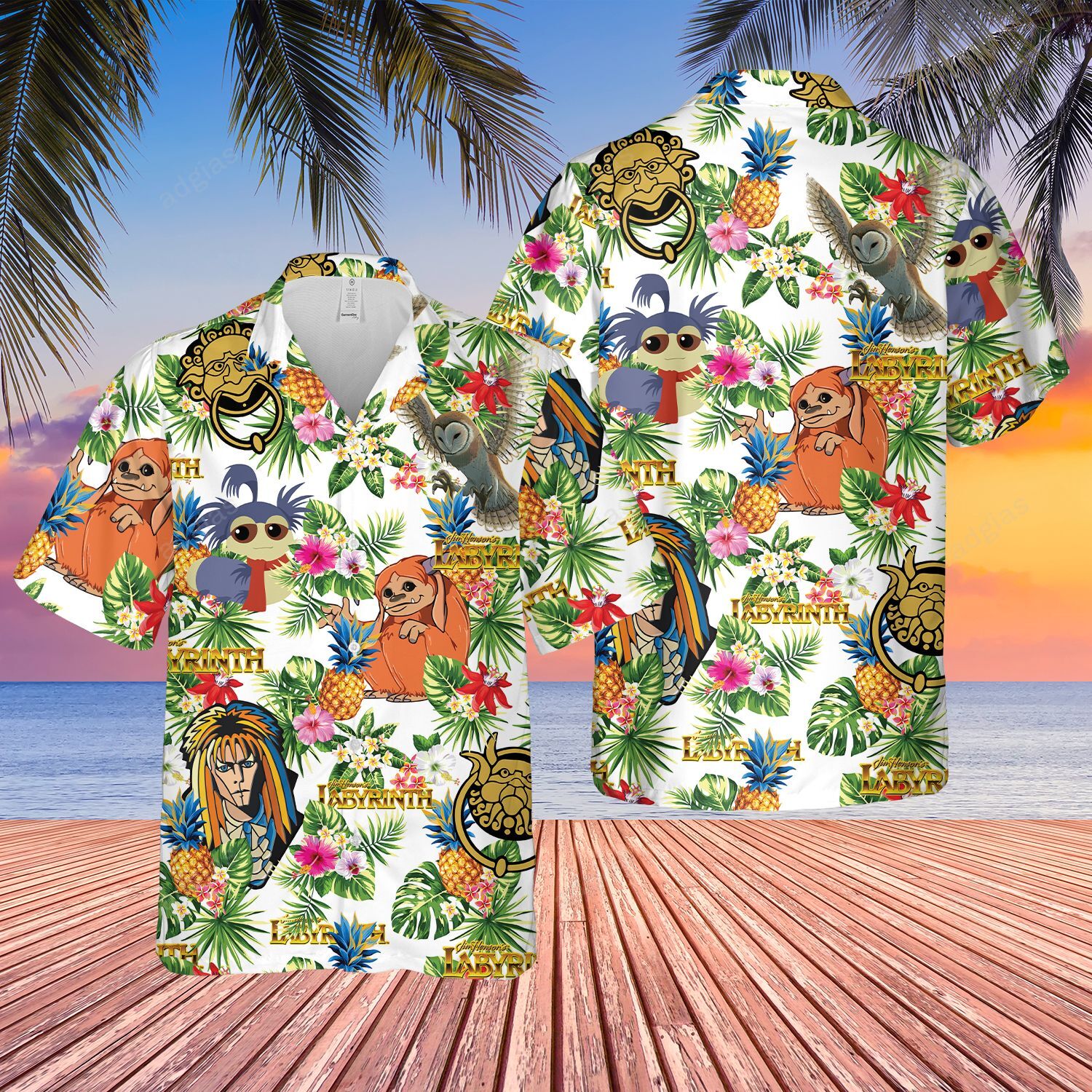 LBR86 Aloha Summer Beach Hawaii Style Hawaiian Shirt