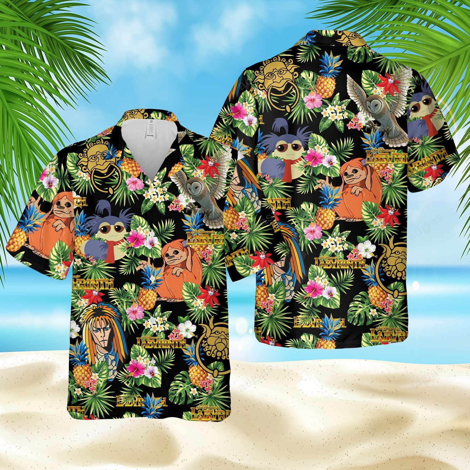LBR86 Hawaii Style Summer Hawaiian Shirt