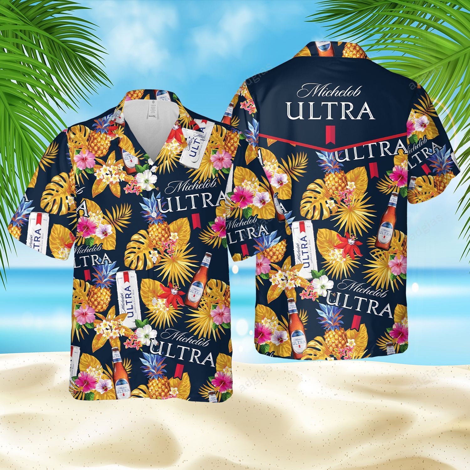 MUB Hawaii Style Summer Beach Hawaiian Shirt