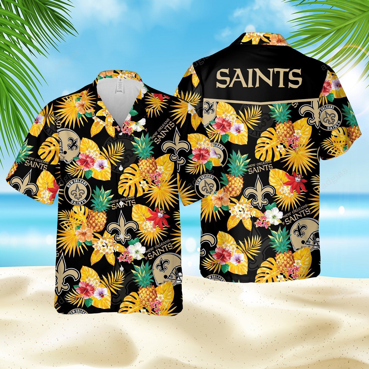 NOS Tropical Hawaiian Summer Football Shirt