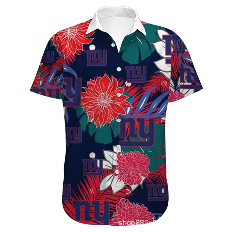 New York Giants Hawaiian Shirts flower gift for summer 2022