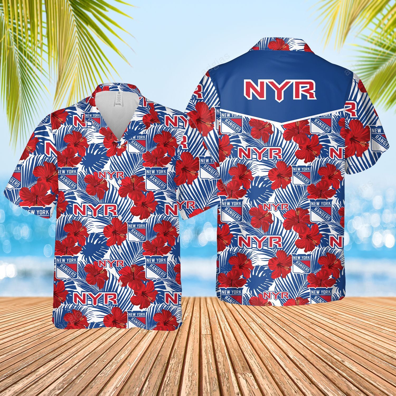 Ranger Hockey Hawaiian Summer Shirt