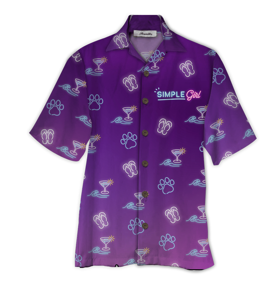 Simple Girl Purple Awesome Design Unisex Hawaiian Shirt For Men And Women Dhc17062207 Simple Girl Purple Awesome Design Unisex Hawaiian Shirt For Men And Women Dhc17062207