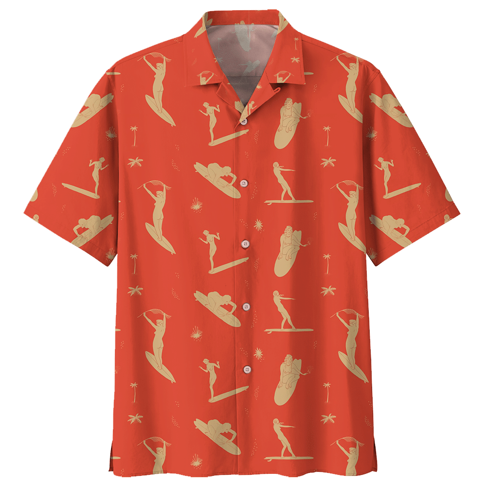 Surfing  Red Unique Design Unisex Hawaiian Shirt For Men And Women Dhc17062580