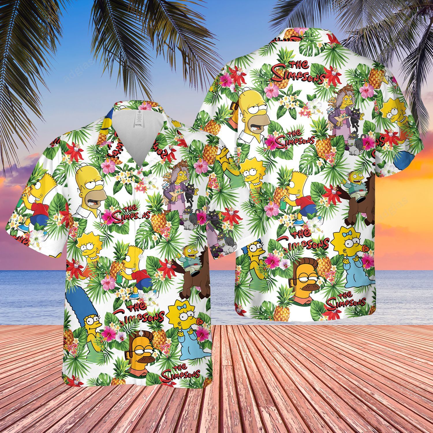 TSS Characters Summer Beach Hawaiian Shirt