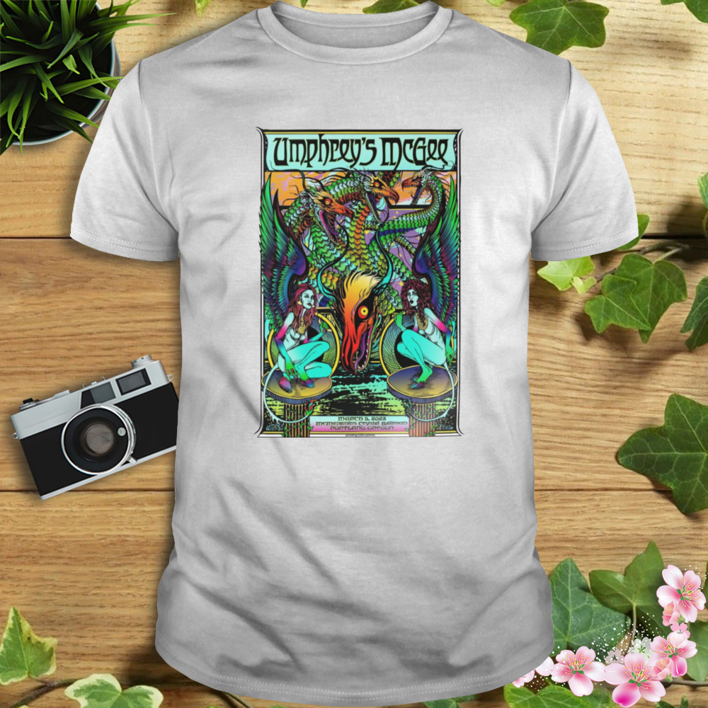 Umphreys McGee March 5 2023 McMenamins Crystal Ballroom Portland Orleans Poster shirt