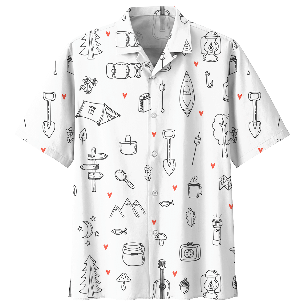 Camping White Amazing Design Unisex Hawaiian Shirt For Men And Women Dhc17062861