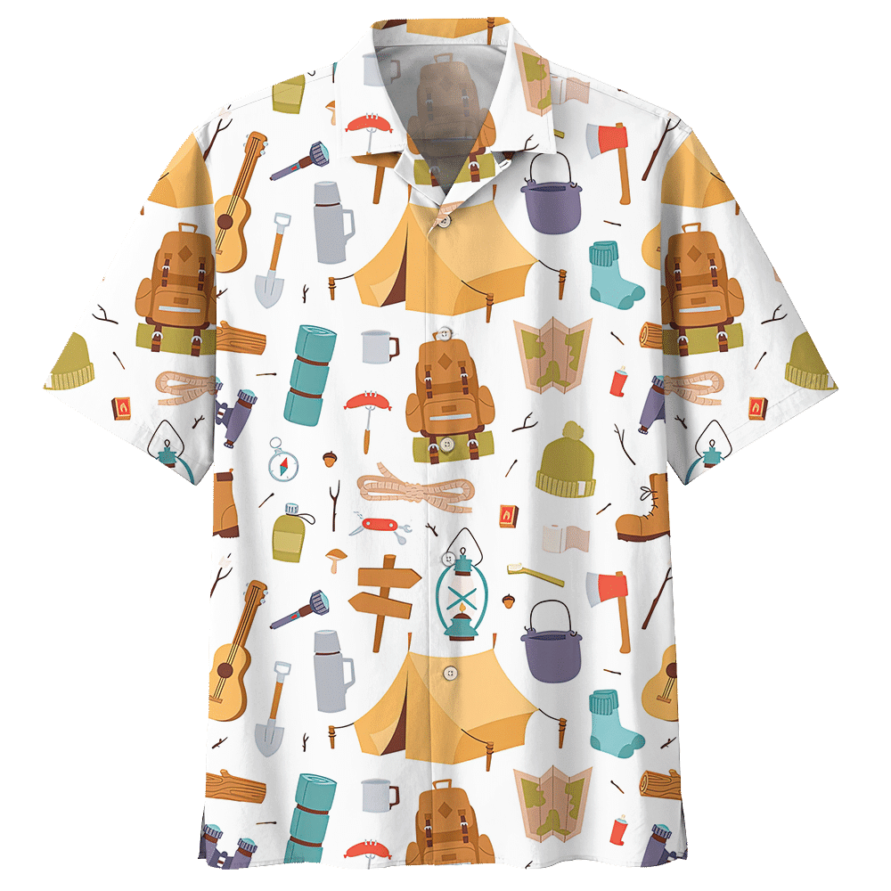Camping White Unique Design Unisex Hawaiian Shirt For Men And Women Dhc17062860