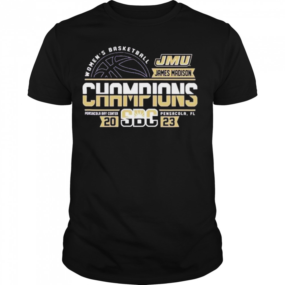JMU 2023 Sun Belt Women’s Basketball Conference Tournament Champions Shirt