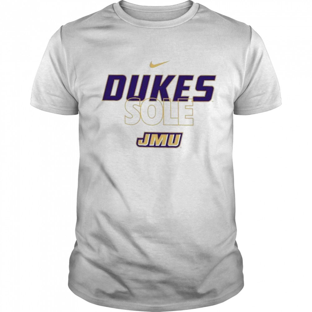 James Madison Dukes Nike Dukes Sole Basketball Shirt
