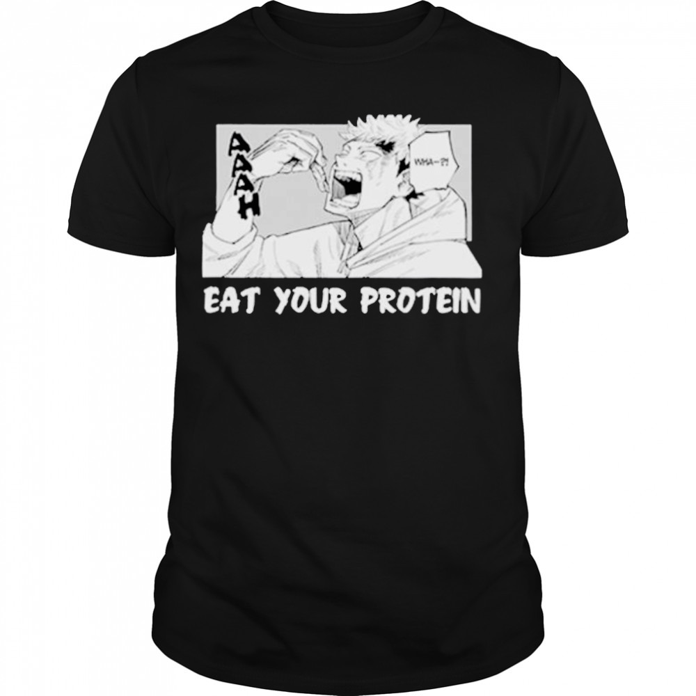 Jujutsu kaisen eat your protein shirt