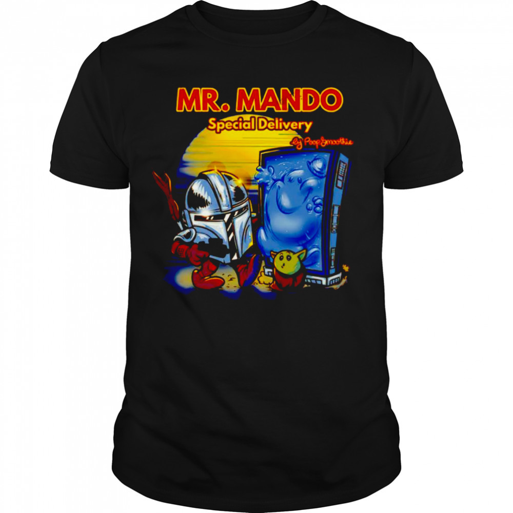Mandalorian Mr. Mando special delivery shirt