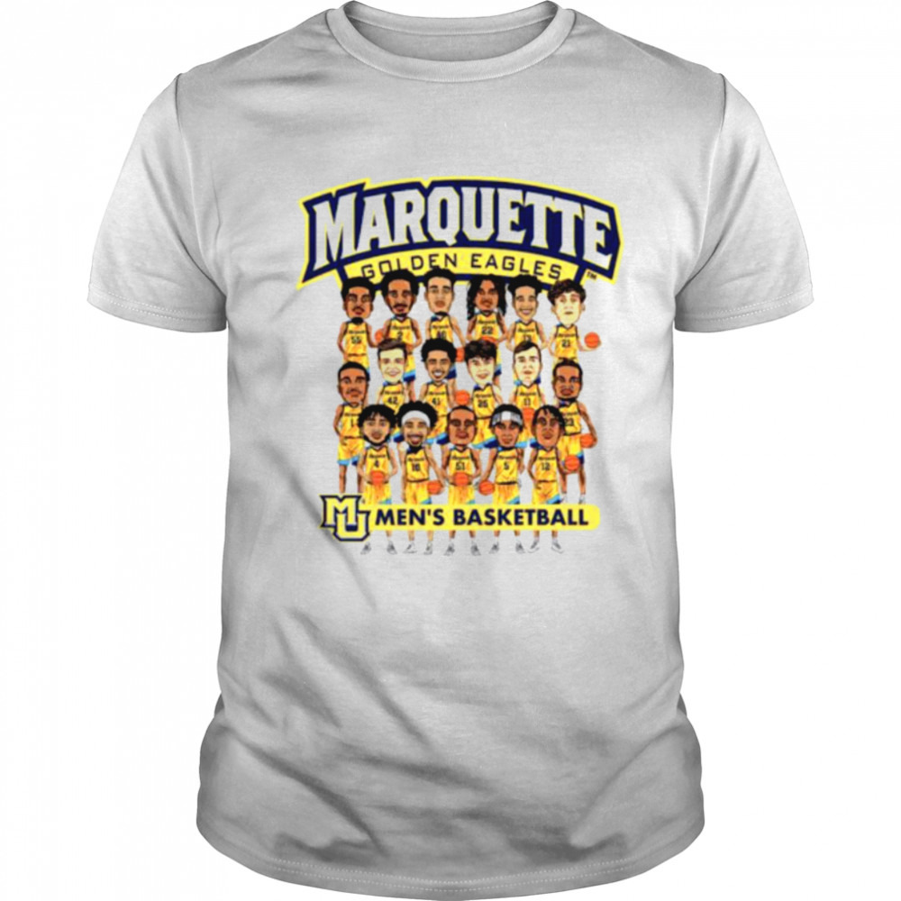 Marquette golden eagles men’s basketball cartoon shirt