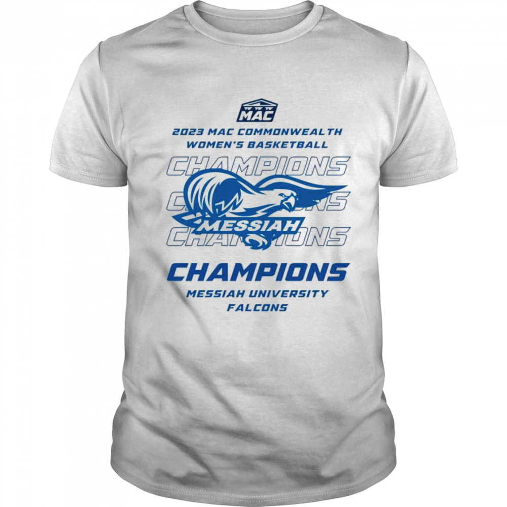 Messiah University Falcons 2023 MAC Commonwealth Women’s Basketball Champions Shirt