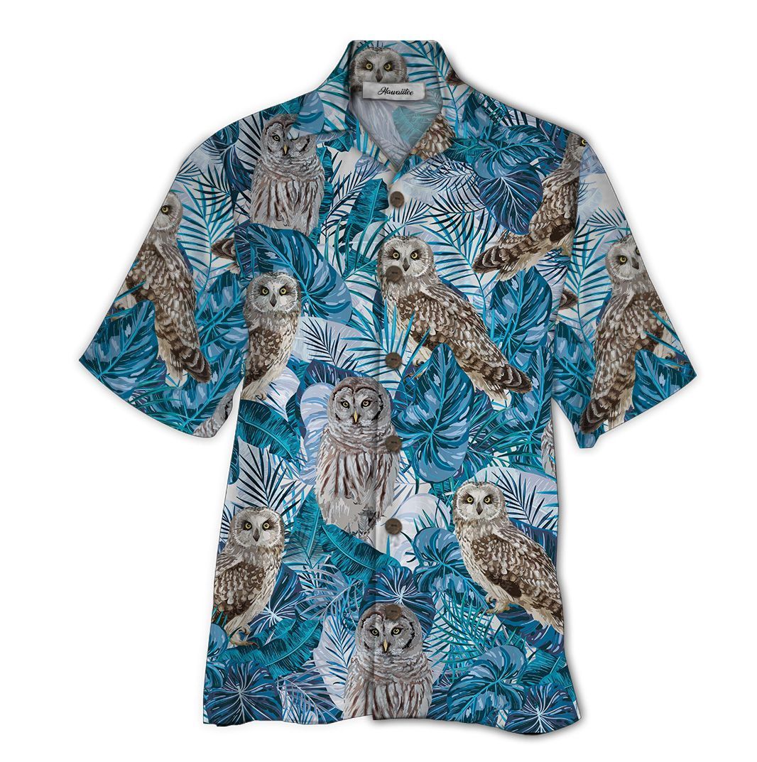 Owl Blue Unique Design Unisex Hawaiian Shirt For Men And Women Dhc17062183