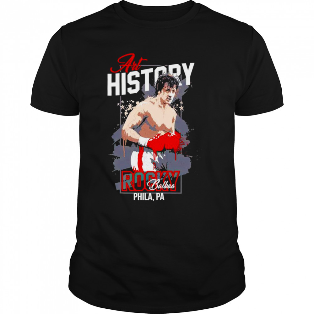 Rocky Balboa art history Phila shirt